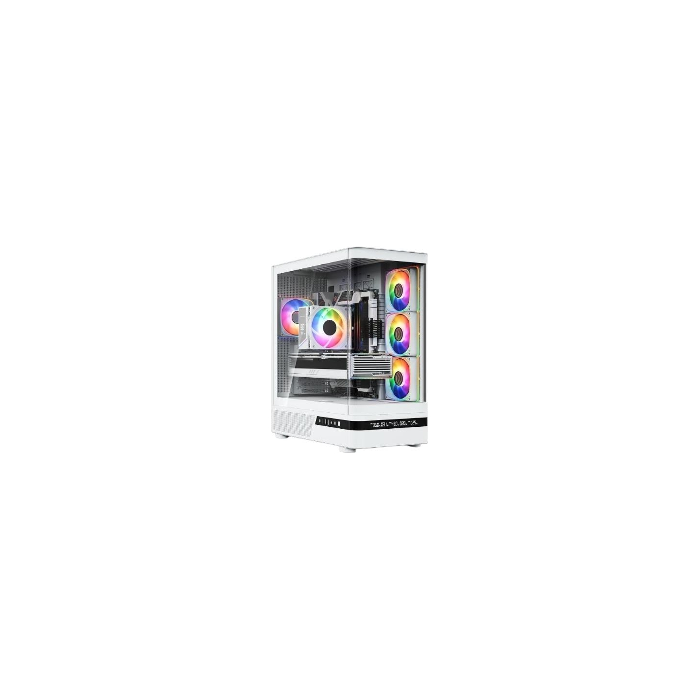 Modecom PC case Volcano AQ200 ARGB MIDI WHITE