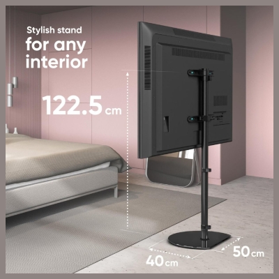 Onkron TV SET ACC FLOOR STAND /30-60"/BLACK TS5060-B ONKRON