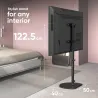 Onkron TV SET ACC FLOOR STAND /30-60"/BLACK TS5060-B ONKRON