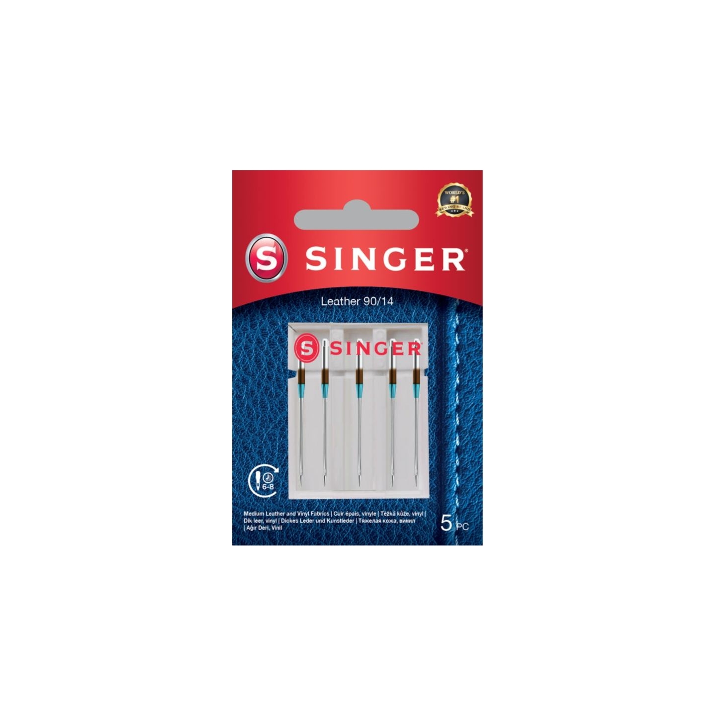 Singer | Leather Needle 90/14 5PK