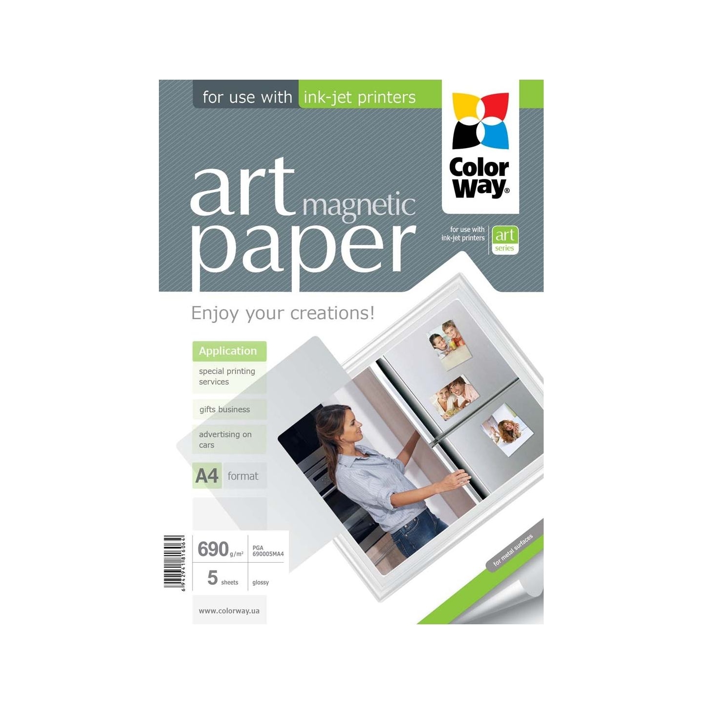 Colorway ART Glossy | 690 g/m² | A4 | Magnetic Photo Paper