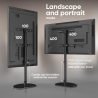 Onkron TV SET ACC FLOOR STAND /30-60"/BLACK TS5060-B ONKRON