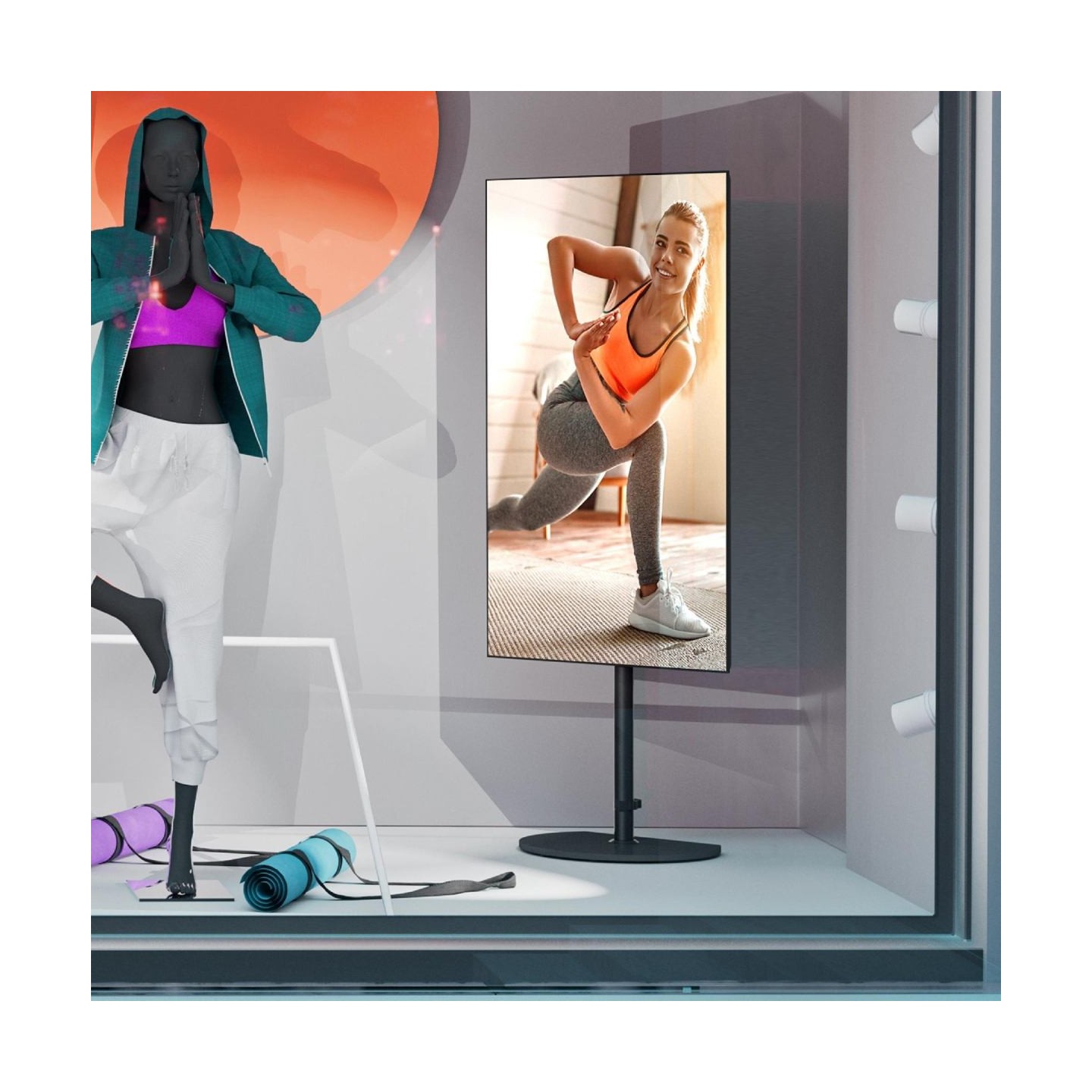 Onkron TV SET ACC FLOOR STAND /30-60"/BLACK TS5060-B ONKRON