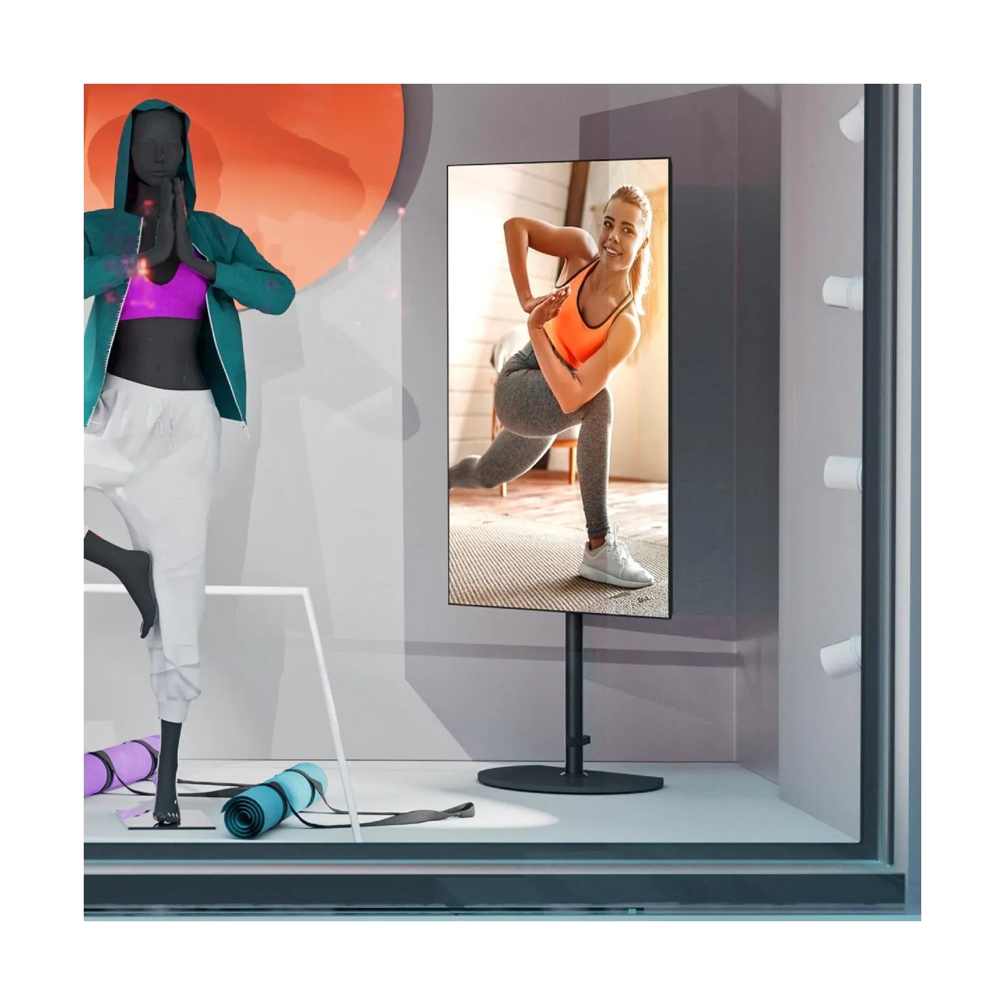 Onkron TV SET ACC FLOOR STAND /30-60"/BLACK TS5060-B ONKRON