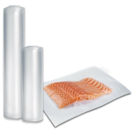 Caso | Foil set 1 for vacuuming + Sous Vide Cooking | 01235 | Dimensions (W x L) 20 x 30 cm, 20 x 600 cm, 30 x 600 cm