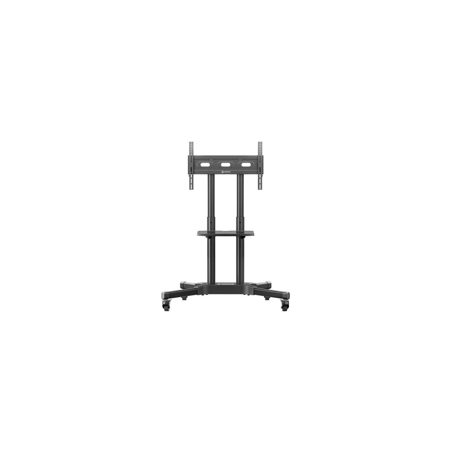 Onkron Mobile TV Stand Rolling TV Cart for 40 to 65 Inch LCD LED TV Screens, Black