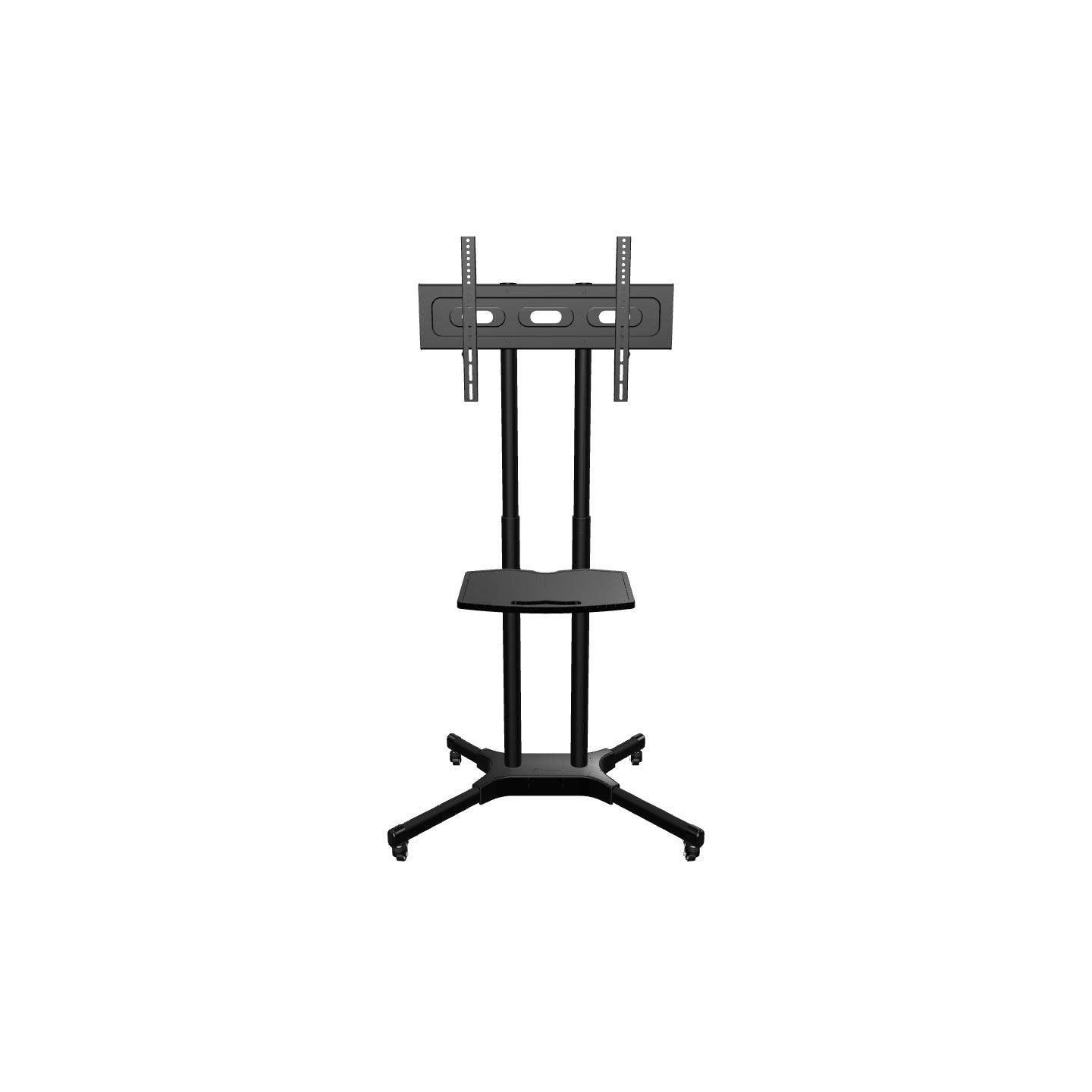 Onkron Mobile TV Stand Rolling TV Cart for 40 to 65 Inch LCD LED TV Screens, Black