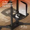 Onkron Mobile TV Stand Rolling TV Cart for 40 to 65 Inch LCD LED TV Screens, Black