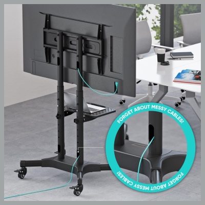 Onkron TV SET ACC MOBILE STAND/32-65"/BLACK TS1351-B ONKRON