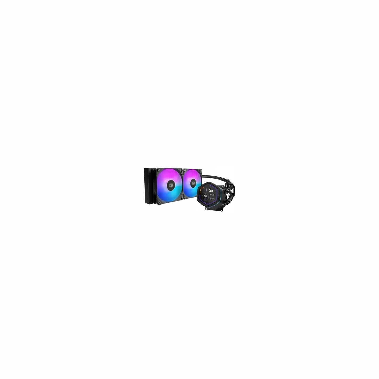 Cooler Master CPU water cooling MasterLiquid Core Nex Digital 240 ARGB black
