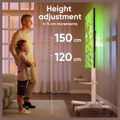 Onkron TV SET ACC MOBILE STAND/32-65"/WHITE TS1351-W ONKRON