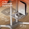 Onkron TV SET ACC MOBILE STAND/32-65"/WHITE TS1351-W ONKRON