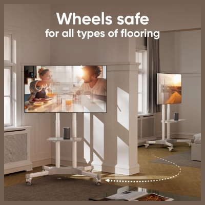 Onkron TV SET ACC MOBILE STAND/32-65"/WHITE TS1351-W ONKRON