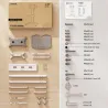 Onkron TV SET ACC MOBILE STAND/32-65"/WHITE TS1351-W ONKRON