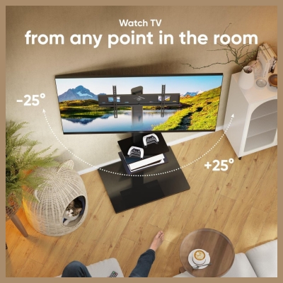 Onkron TV SET ACC FLOOR STAND /32-65"/BLACK TS5550-B ONKRON