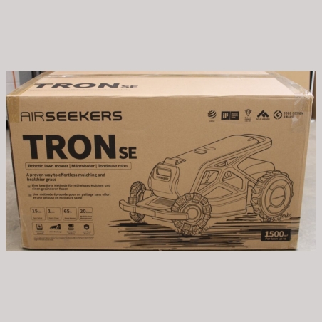 Airseekers Limited Tron SE 300° AI Vision Mulching Mower, 1500m², Ai Vision + NRTK | 10 Ah | DAMAGED PACKAGING, USED, DIRTY AND 