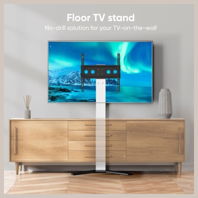 Onkron TV SET ACC FLOOR STAND /26-65"/WHITE TS1140-W ONKRON
