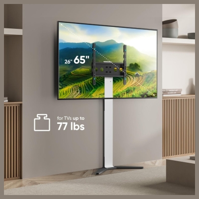 Onkron TV SET ACC FLOOR STAND /26-65"/WHITE TS1140-W ONKRON