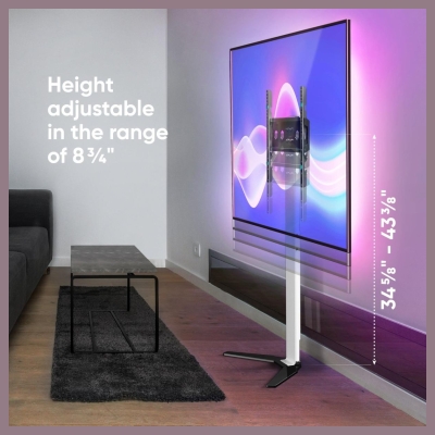 Onkron TV SET ACC FLOOR STAND /26-65"/WHITE TS1140-W ONKRON