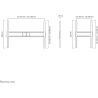 Neomounts TV SET ACC WALL MOUNT BLACK/60-100" LFD-W1500 NEOMOUNTS