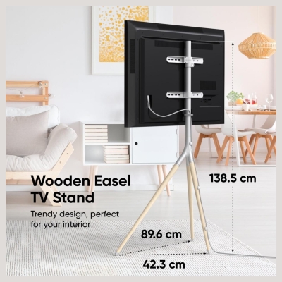 Onkron TV SET ACC FLOOR STAND /32-65"/WHITE TS1220-W ONKRON