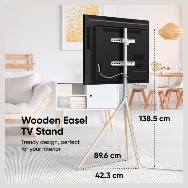 Onkron TV SET ACC FLOOR STAND /32-65"/WHITE TS1220-W ONKRON