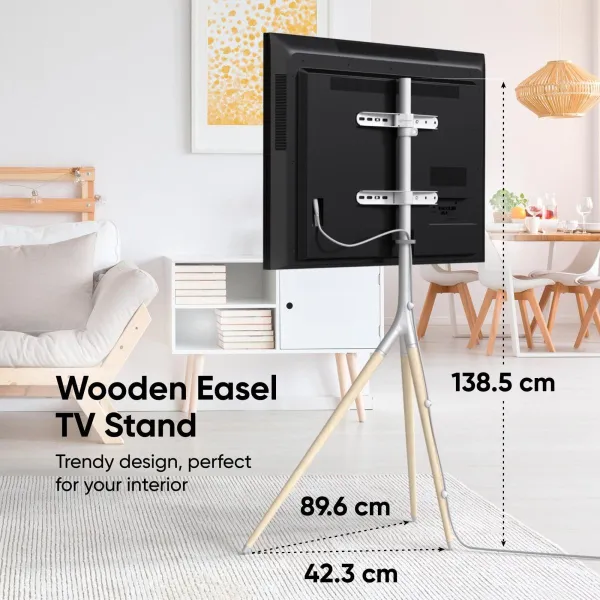 Onkron TV SET ACC FLOOR STAND /32-65"/WHITE TS1220-W ONKRON