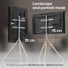 Onkron TV SET ACC FLOOR STAND /32-65"/WHITE TS1220-W ONKRON