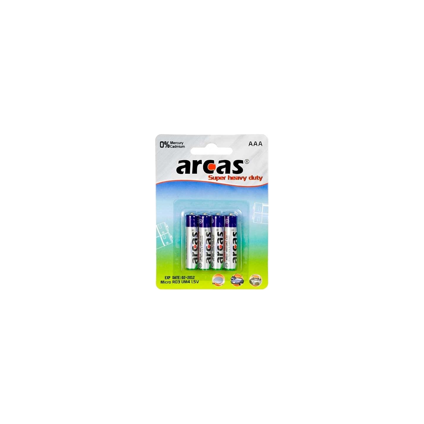 Arcas | AAA/R03 | Super Heavy Duty | 4 pc(s)