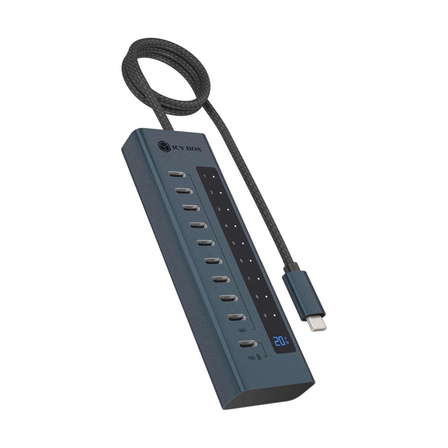 Raidsonic Icy Box 10-port USB Type-C Gen 2 hub | IB-HUB1450-C31