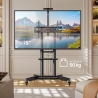 Onkron Mobile TV stand for 32"-75" up to 50 kg, black