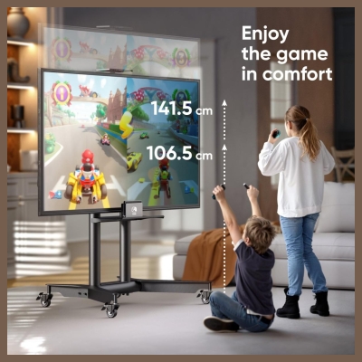 Onkron TV SET ACC MOBILE STAND/32-75"/BLACK TS1571-B ONKRON
