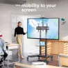 Onkron TV SET ACC MOBILE STAND/32-75"/BLACK TS1571-B ONKRON