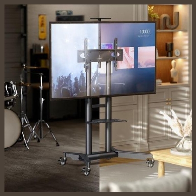 Onkron TV SET ACC MOBILE STAND/32-75"/BLACK TS1571-B ONKRON