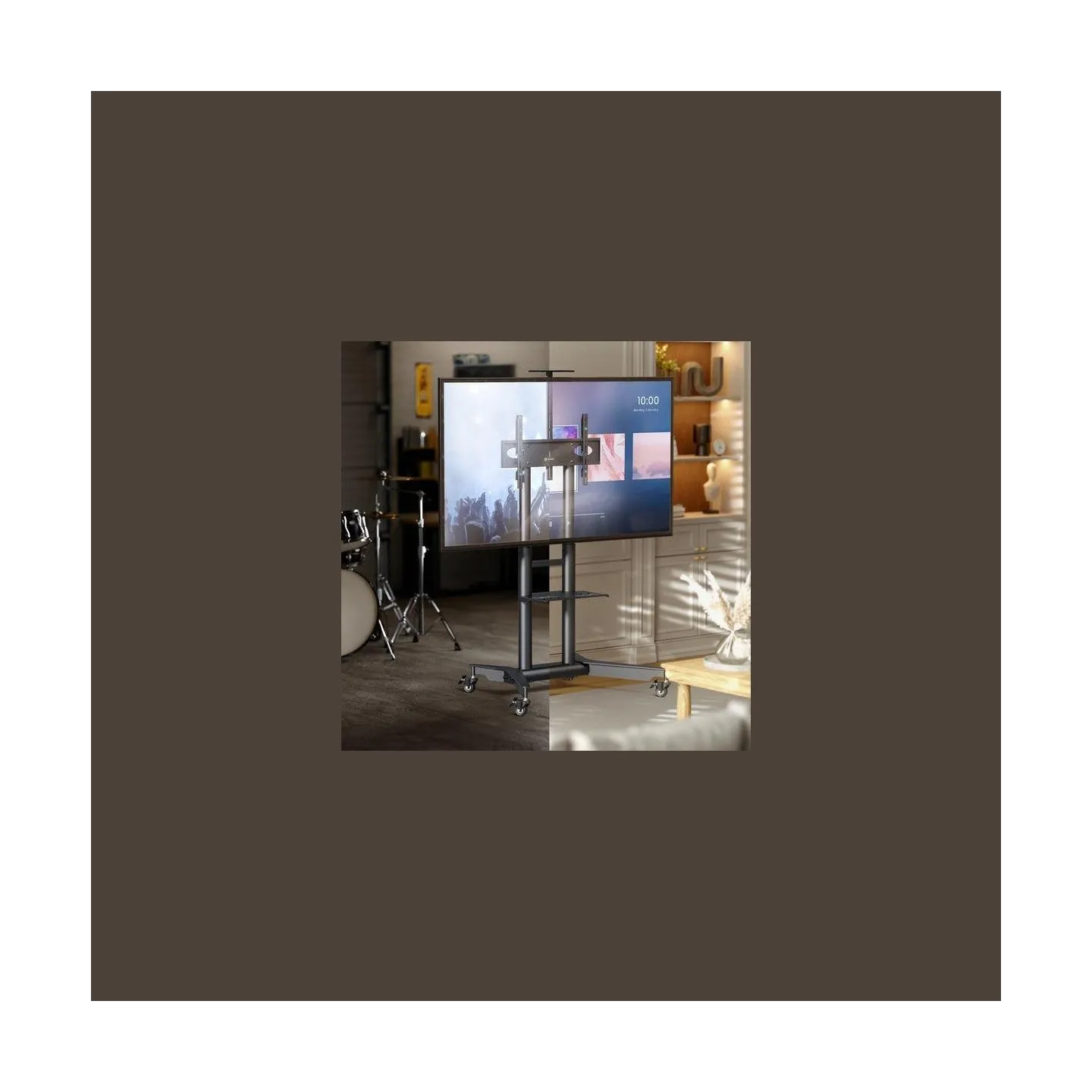 Onkron TV SET ACC MOBILE STAND/32-75"/BLACK TS1571-B ONKRON