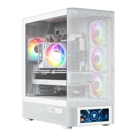 Modecom PC case Volcano AQ500 ARGB MIDI WHITE