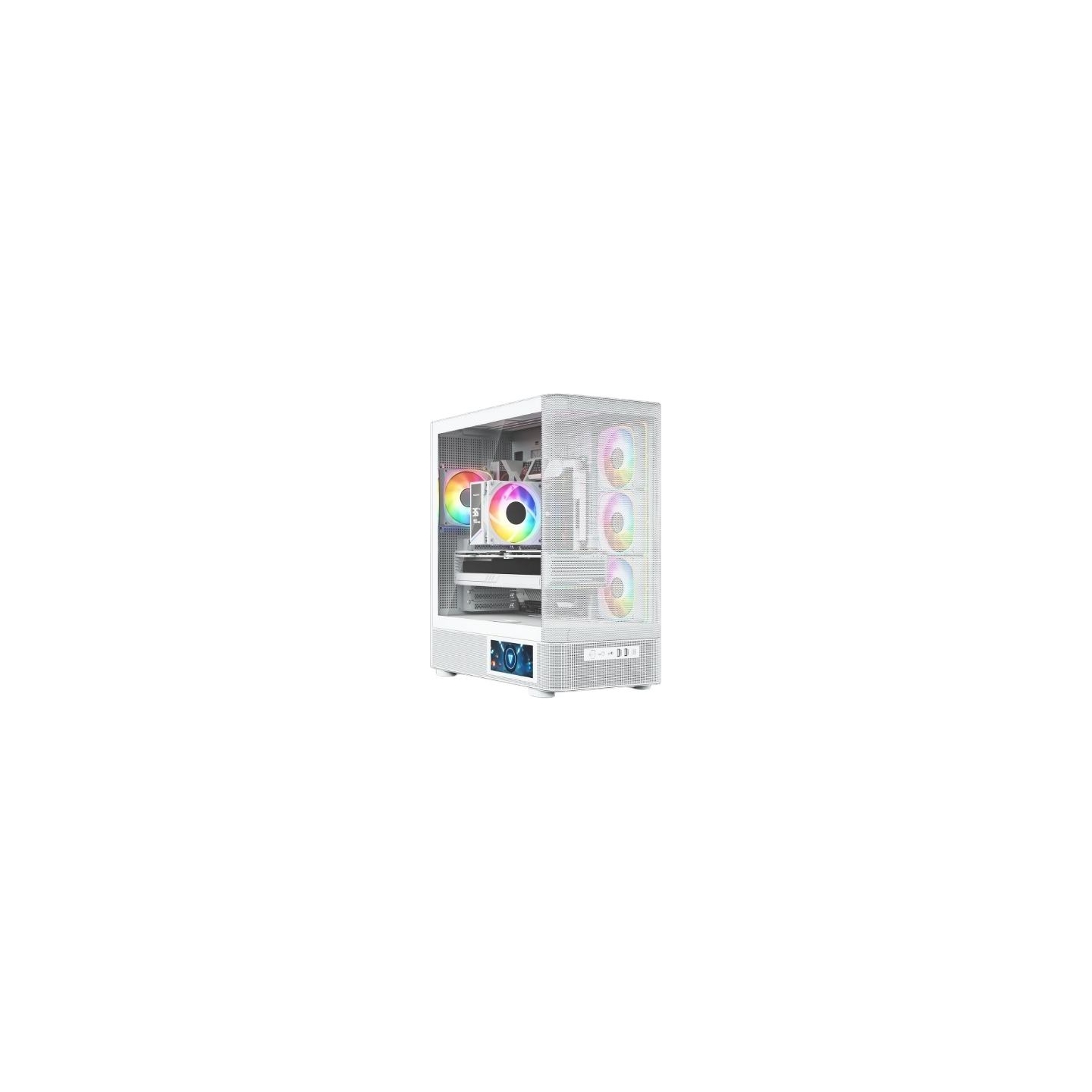 Modecom PC case Volcano AQ400 ARGB MIDI WHITE