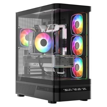 Modecom PC case Volcano AQ200 ARGB MIDI BLACK