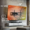 Onkron TV SET ACC WALL MOUNT/42-120"/BLACK M10-B ONKRON