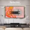 Onkron TV SET ACC WALL MOUNT/42-120"/BLACK M10-B ONKRON