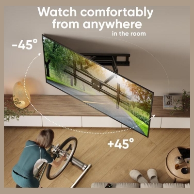 Onkron TV SET ACC WALL MOUNT/42-120"/BLACK M10-B ONKRON