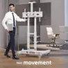 Onkron TV SET ACC MOBILE STAND/40-70"/WHITE TS1552-W ONKRON