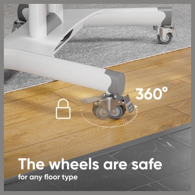 Onkron TV SET ACC MOBILE STAND/40-70"/WHITE TS1552-W ONKRON