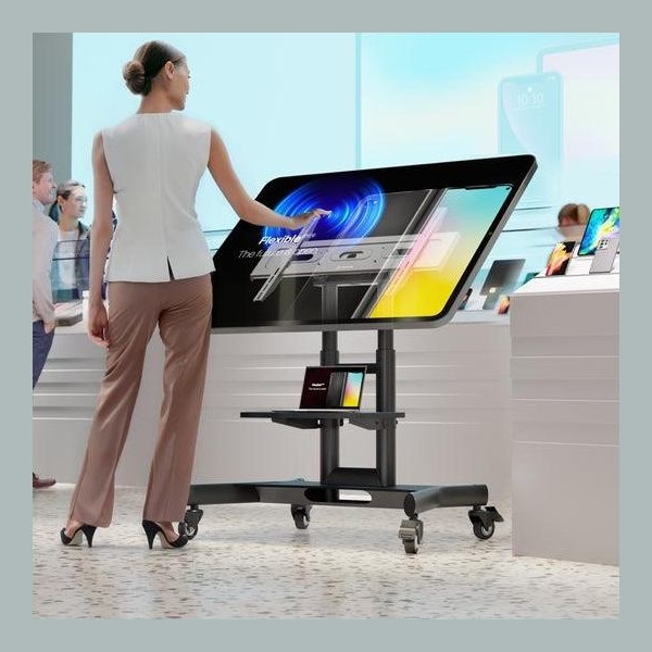 Onkron TV SET ACC MOBILE STAND/32-70"/BLACK TS1350-B ONKRON