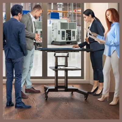 Onkron TV SET ACC MOBILE STAND/32-70"/BLACK TS1350-B ONKRON