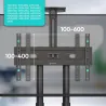 Onkron TV SET ACC MOBILE STAND/40-70"/BLACK TS1552-B ONKRON