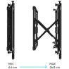 Onkron TV/VIDEO ACC WALL MOUNT/PRO7M-B ONKRON