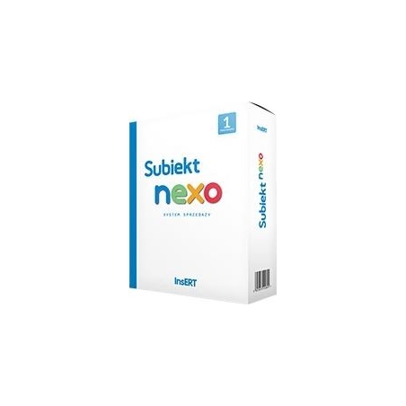 Insert Subiekt NEXO box 1 position SN1