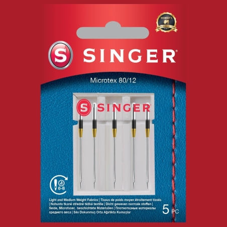 Singer | Microtex Needle 80/12 5PK