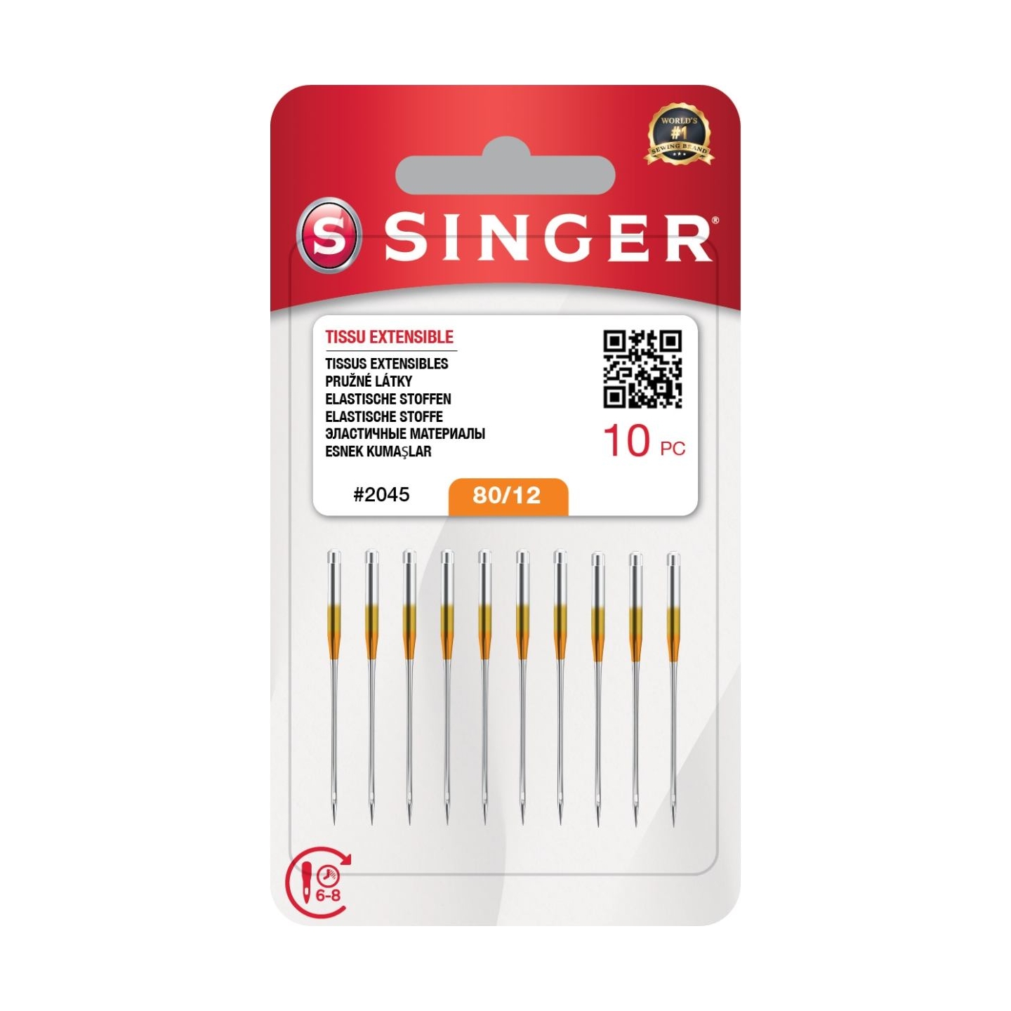 Singer | Needle, 2045 SZ12 BLST W/10